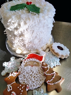 Coconut Cake & Cookies